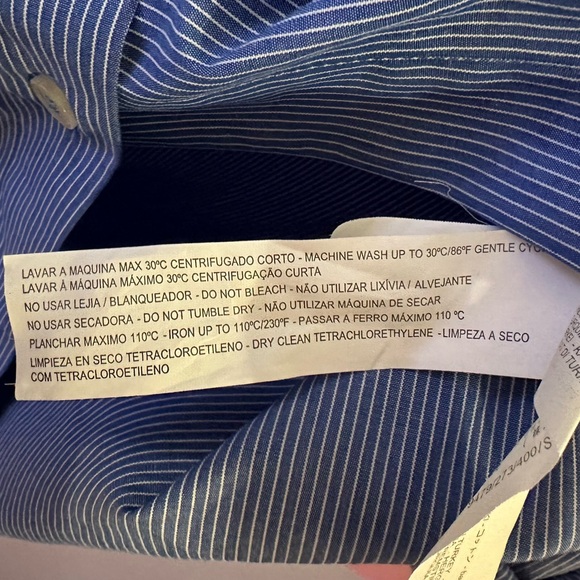 Zara Striped Women’s Menswear Style Poplin Shirt Small - Picture 15 of 16